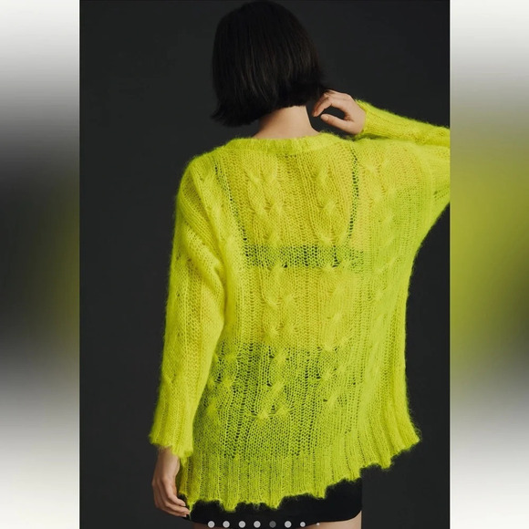 Anthropologie the posey stitchy distressed sweater - Picture 5 of 14